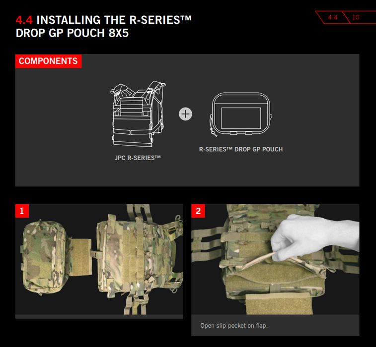 Crye Precision R-Series Drop GP Pouch 8x5 | Multipurpose