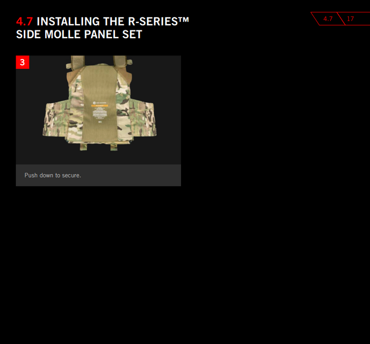 Crye Precision R-Series Side Molle Panel Set | Made in USA