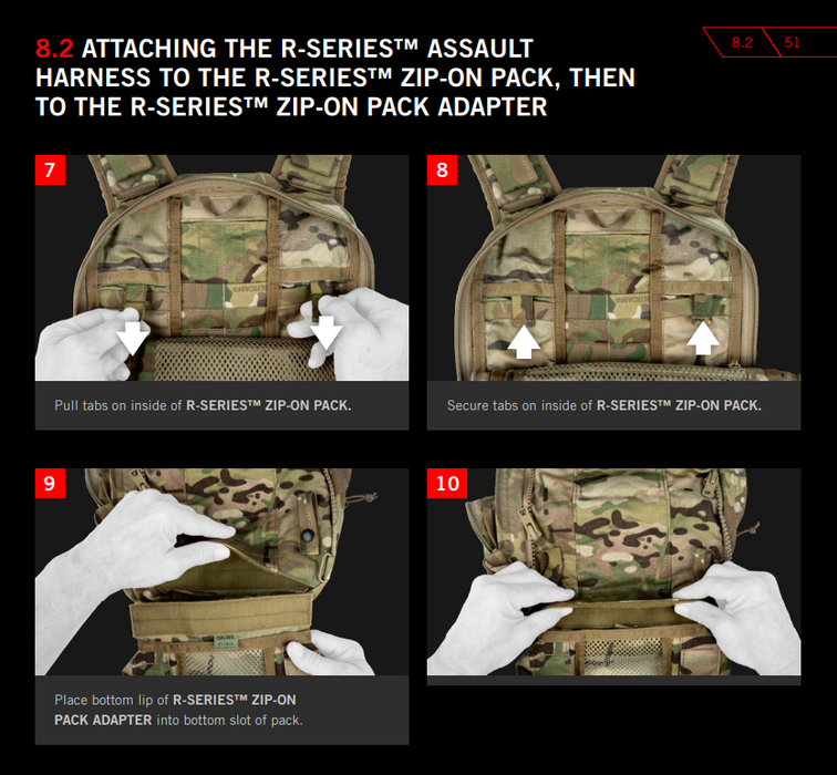Crye Precision R-Series Zip-On Pack