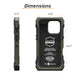 dimensions juggernaut case iphone 16 pro advntr phone case