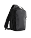 Eberlestock Fade Sling XL in black, front three-quarter view showing the padded shoulder strap, top carry handle, and multiple zippered front pockets.