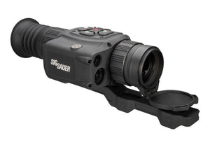 Right sie view of the Sig echo sv35 thermal with the lens open