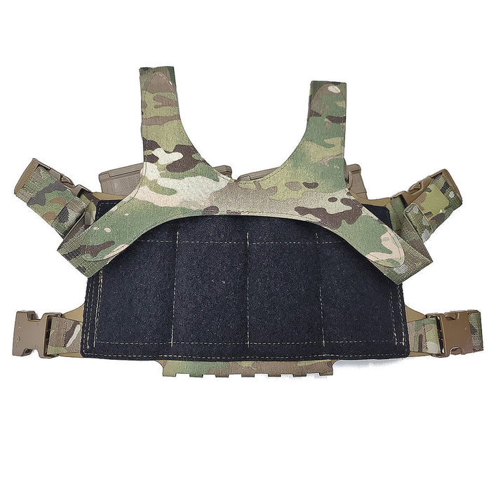 esstac 5.56 quad hinged piggy chest rig multicam back