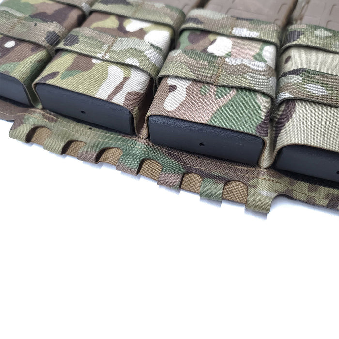 esstac 5.56 quad hinged piggy chest rig multicam top