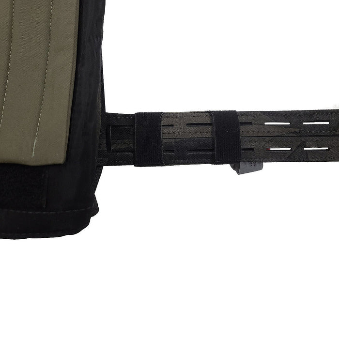 esstac daeodon belt cummerbund elastic tourniquet tq holder reverse velcro mounted to belt cummerbund
