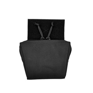 esstac hinged tapered dangler gp pouch black front