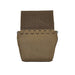 esstac hinged tapered dangler gp pouch coyote brown back