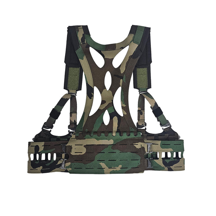 esstac shooters harness medium m81 woodland back