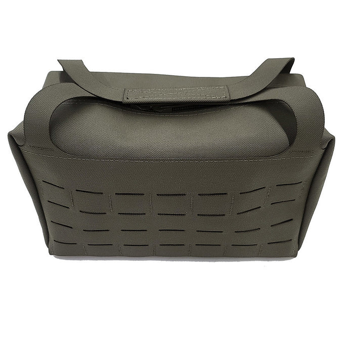 esstac tactical midget carry all bag 2.0 ranger green side view