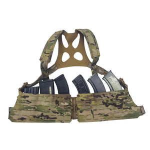 esstact bushboar 7.62 a1 split front multicam loaded front