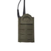 esstact motorolla xpr6500 radio pouch ranger green back