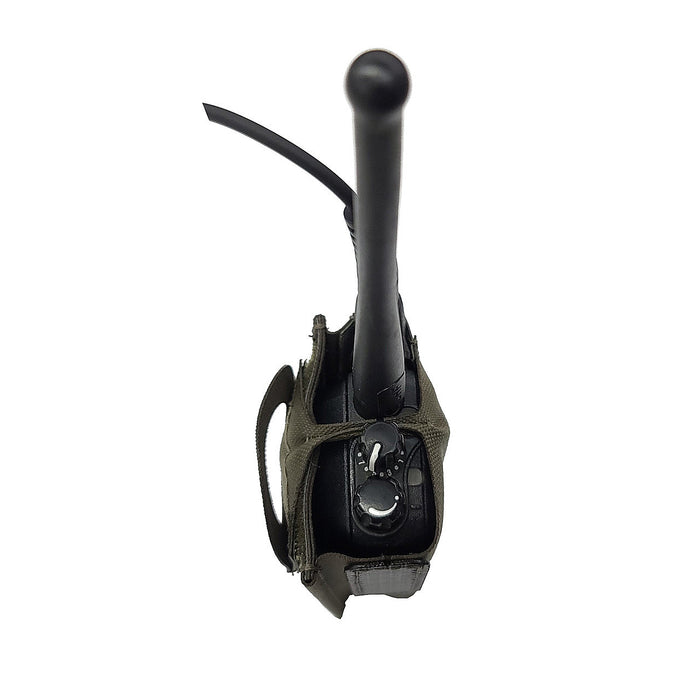 esstact motorolla xpr6500 radio pouch ranger green top