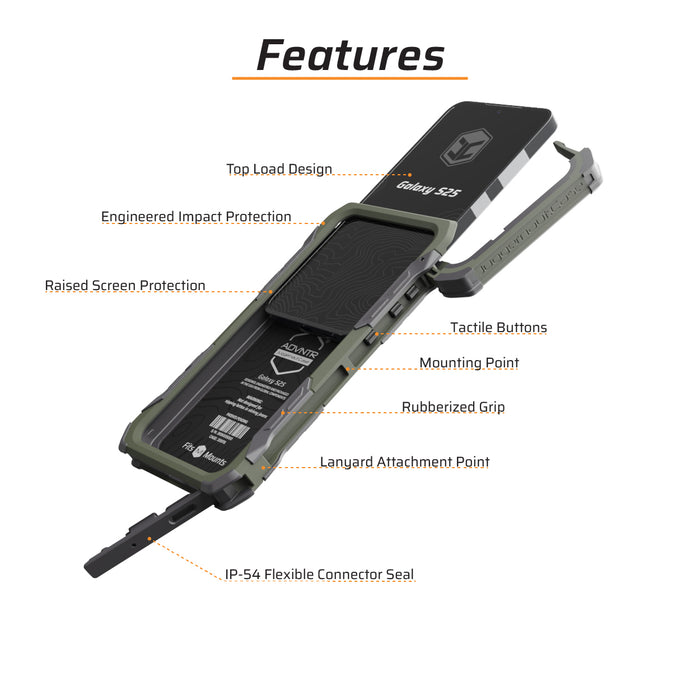 Galaxy S25 ADVNTR Phone Case | Made in USA