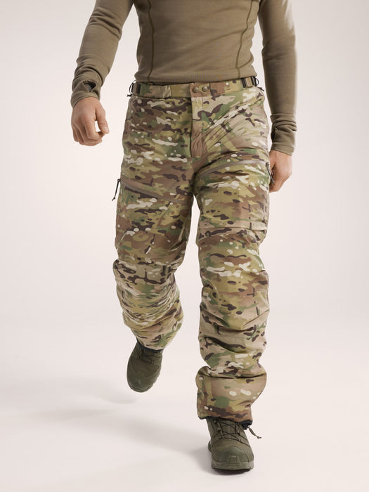 Front view of the Cold WX Pant SV MultiCam Gen 1.3 in Multicam.