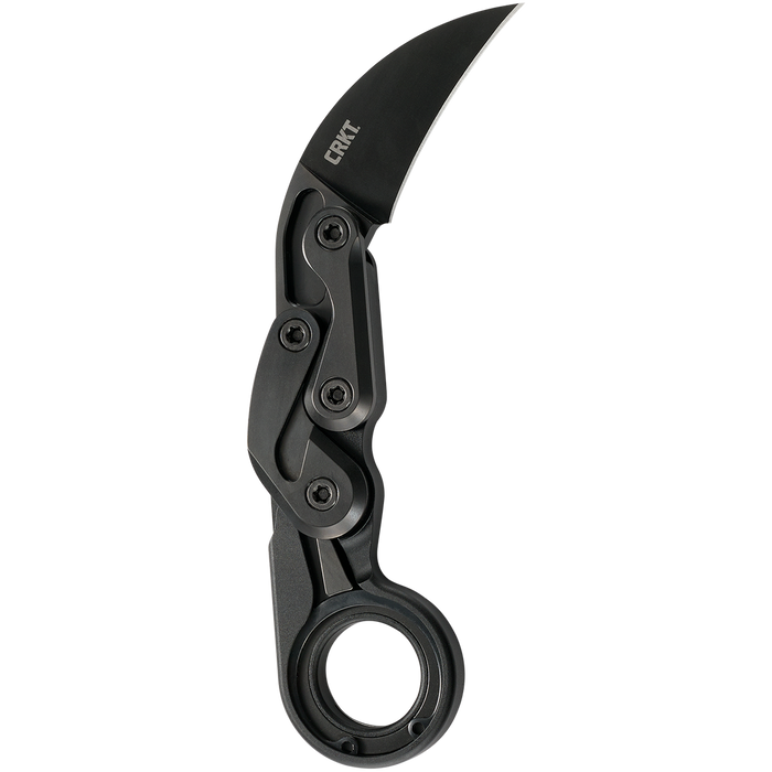 A BLackCRKT provoke folding karambit deployed