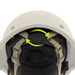 4-point retention system has height-adjustable nape pad, useful for stabilizing the helmet when using NVGs