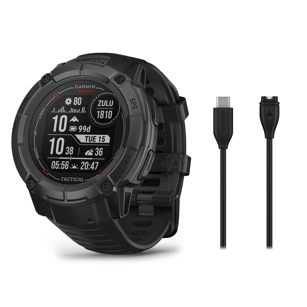 Garmin Instinct 2X Solar Tactical | Ballistic Calculator & NVG
