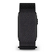 the garmin cirqa smart band in the black variant showing the backside that is the smartwatch's band or strap