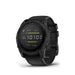 A front-left view of the Garmin tactix 8 51mm featuring a high-contrast digital memory-in-pixel display and solar-charging Power Sapphire lens designed for maximum visibility in direct sunlight.
