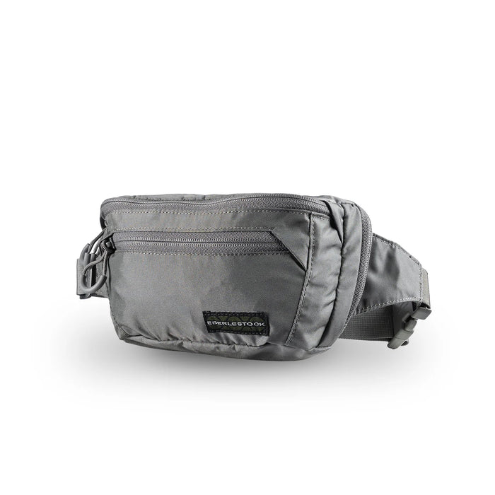 A right-side angled view of the grey model, illustrating the compact design and neutral tone that make these bando bags a popular choice for low-visibility operations.