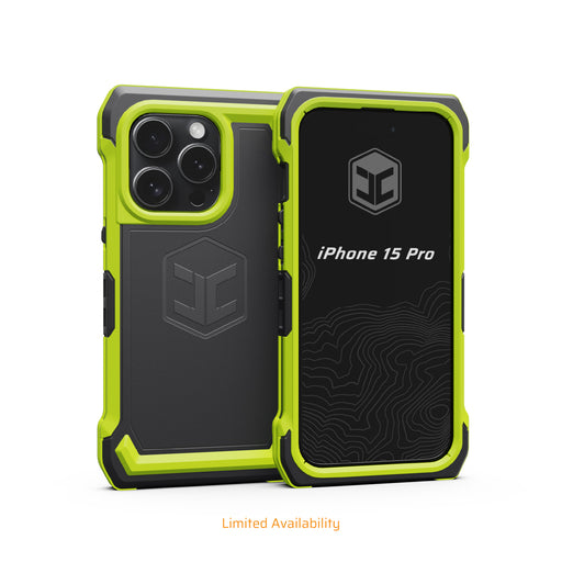 hi vis yellow juggernaut case iphone 15 pro endvr phone case