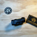 the holosun iris gr3 on the top hover view where you can see the holographic sights knobs and the textured top