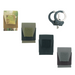 the haley strategic partners handcuff pouch with a handcuff on the side as a reference and showcasing all colors available like multicam, ranger green, black and gray.