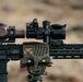 Infitac IOL25 Thermal Sight mounted as a clip-on attachment on an AR-15 rifle.