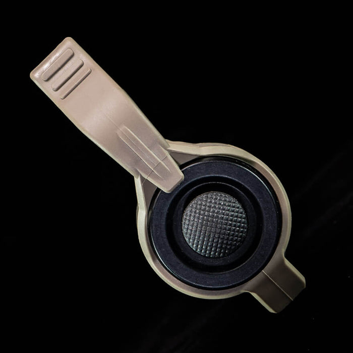 installed tan switchback df showing tailcap switch