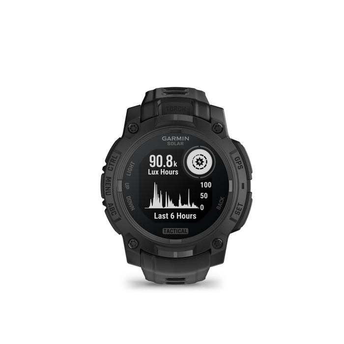 Garmin Instinct 3 Tactical | Tough Smartwatch w/ Solar Charging & 10 ATM Waterproof