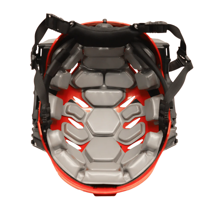 Interior view of the Team Wendy EXFIL Maritime RESCUER Bump Helmet, featuring the EXFIL Maritime Liner System with Zorbium foam technology