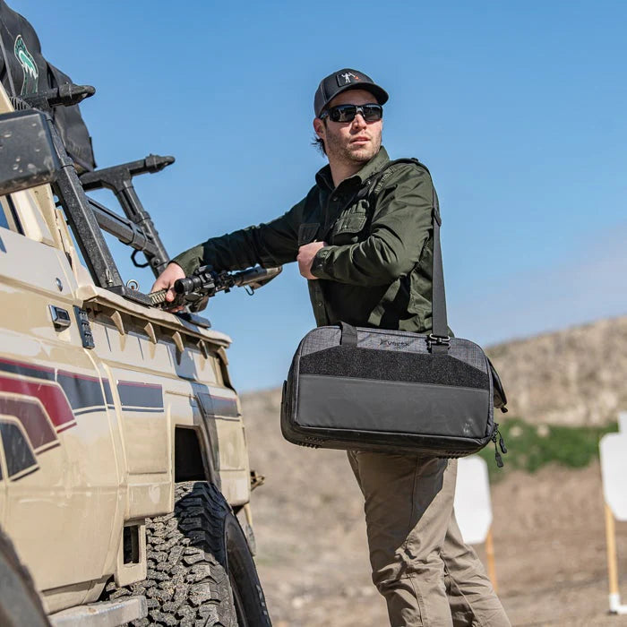 Vertx COF Heavy Range Bag | Integrated Security Cable | Fits 17" Handguns & 15L Capacity