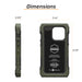 juggernaut case iphone 15 pro advntr phone case dimensions