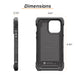 juggernaut case iphone 15 pro max endvr phone case dimensions