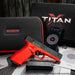 Mantis TitanX smart laser training pistol designed for safe and realistic dry fire practice.