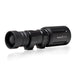 An image of the modlite plhv3 18350 rifle light with rifle attachments placed on the flashlight body and is on the back isometric view and showcasing the black tactical flashlight  in the middle of the photo and with a textured grip and white product lettering detailing its dual fuel, multi-mode capabilities on a reflective surface.