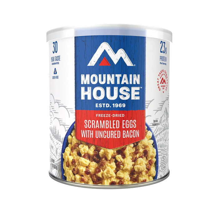 Mountain House Scrambled Eggs with Uncured Bacon #10 Can