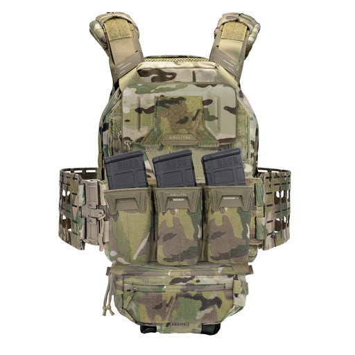 agilite-multicam-battleshell-universal-eud-phone-pouch-mounted-on-velcro-loop-of-plate-carrier