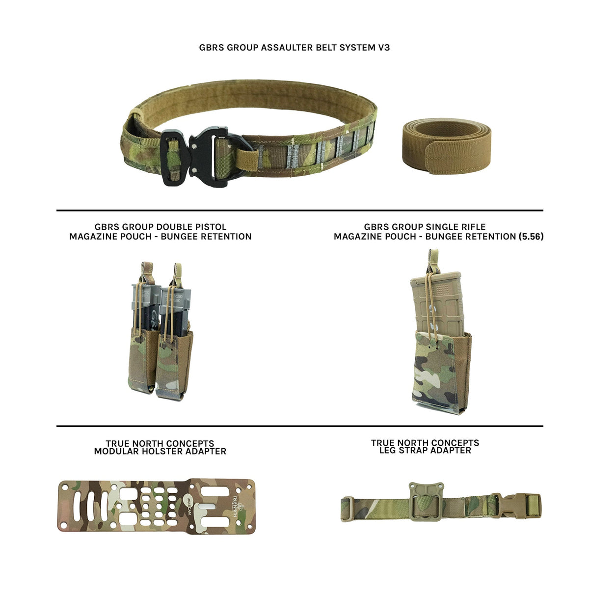 個人装備 GBRS GROUP ASSAULTER BELT SYSTEM V3 GBRS Assaulter Belt