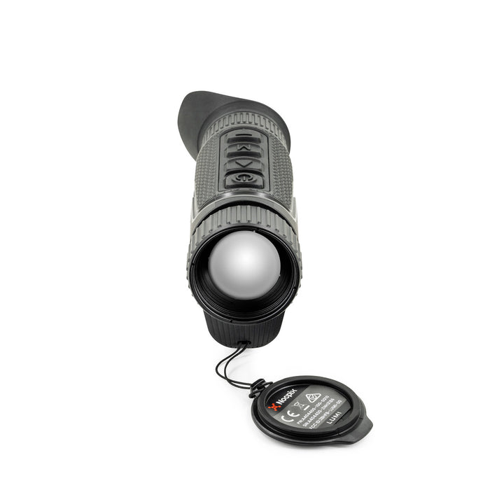 nocpix lumi l35 front view with open cap
