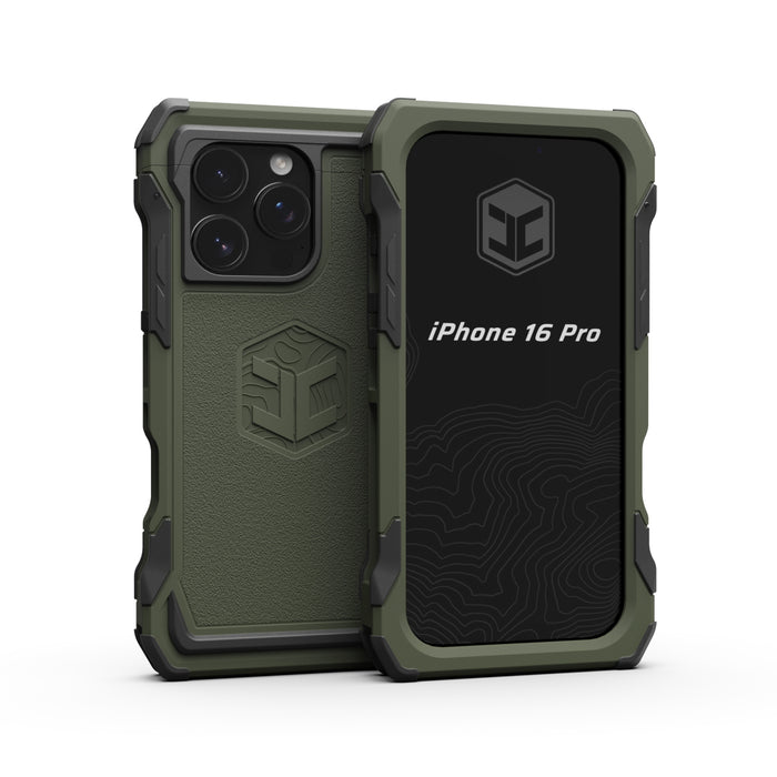 olive drab juggernaut case iphone 16 pro advntr phone case