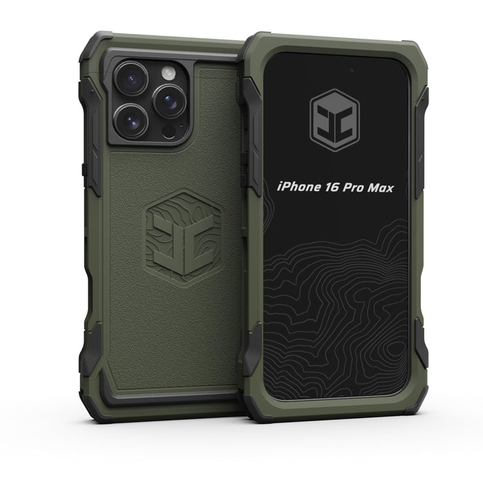 olive drab juggernaut case iphone 16 pro max advntr phone case