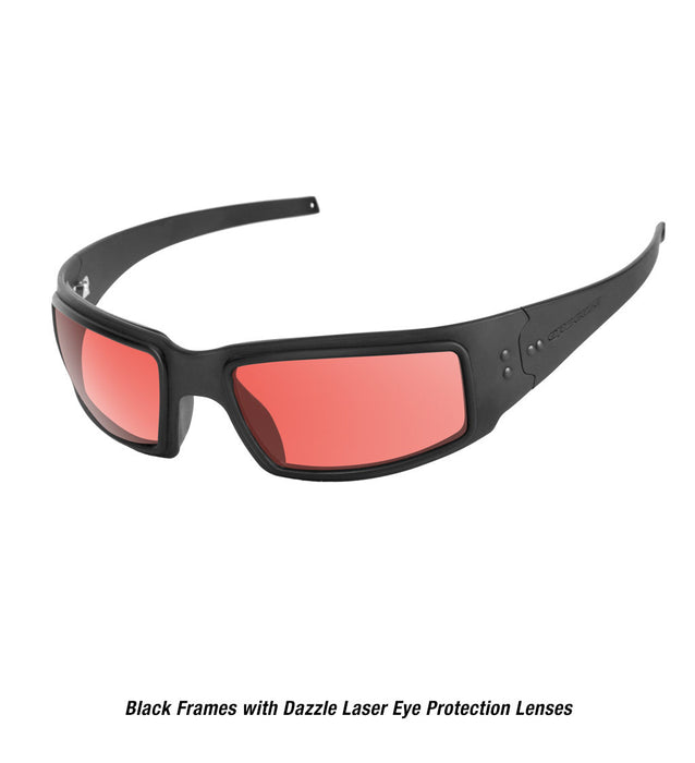 the ops-core mk1 performance protective eyewear in the variant dazzle layer eye protection lens and in the color black option