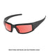 the ops-core mk1 performance protective eyewear in the variant dazzle layer eye protection lens and in the color black option