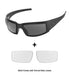 the ops core mk1 performance protective eye wear with the tinted and clear lens variant and in the color black option