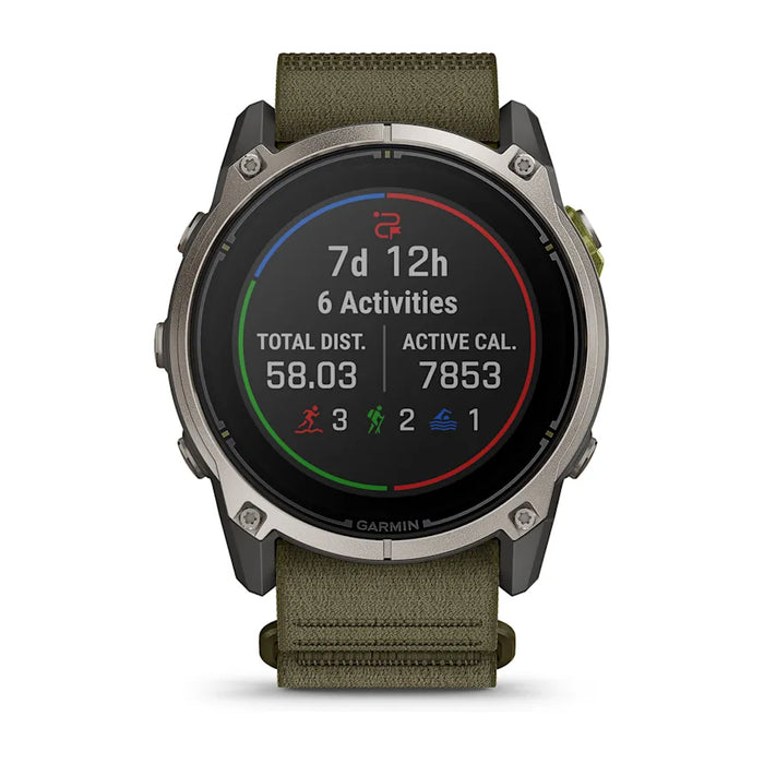 Garmin Enduro 4 - Ultraperformance GPS Smartwatch w/ 90-Day Solar Battery Life