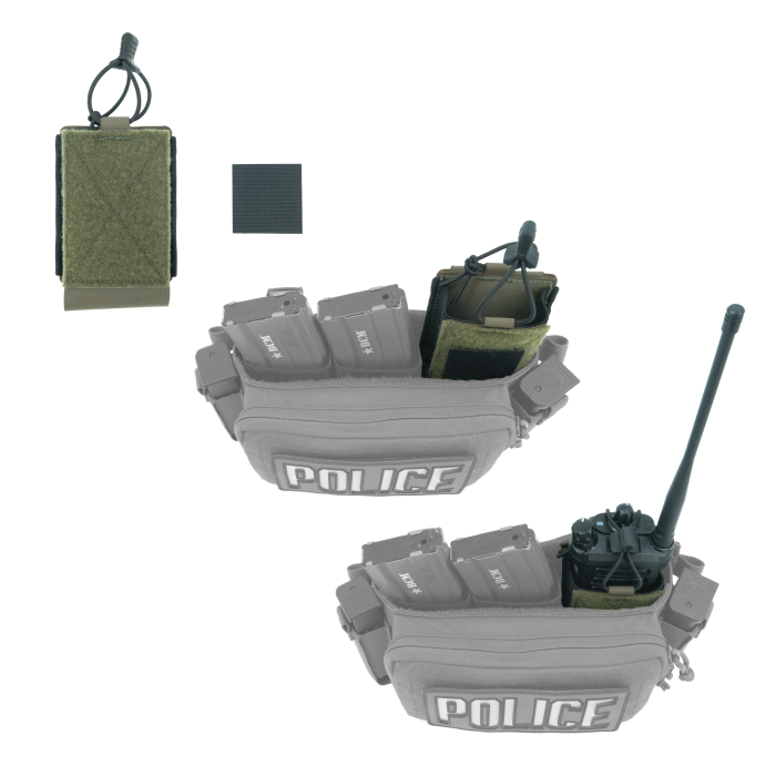 Haley Strategic APX Radio Pouch - Motorola APX & Baofeng Carrier w/ 3-Way Mounting & Passive Retention