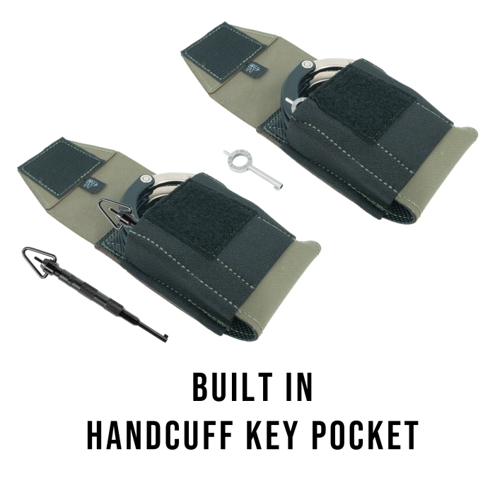 Haley Strategic Handcuff Pouch - Low-Profile Restraint Case w/ Vertical & Horizontal Draw Capabilities