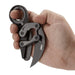 Black CRKT Provoke Knife in Use Karambit size