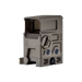 A rear-right angle view of the flat dark earth DOT EHS-1, showing the durable housing and control buttons of this zero parallax combat optic.